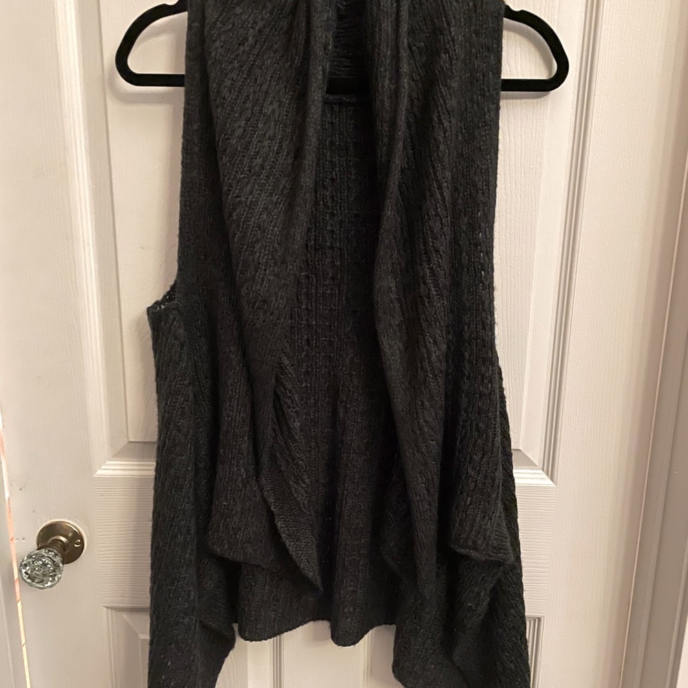 Open sweater vest